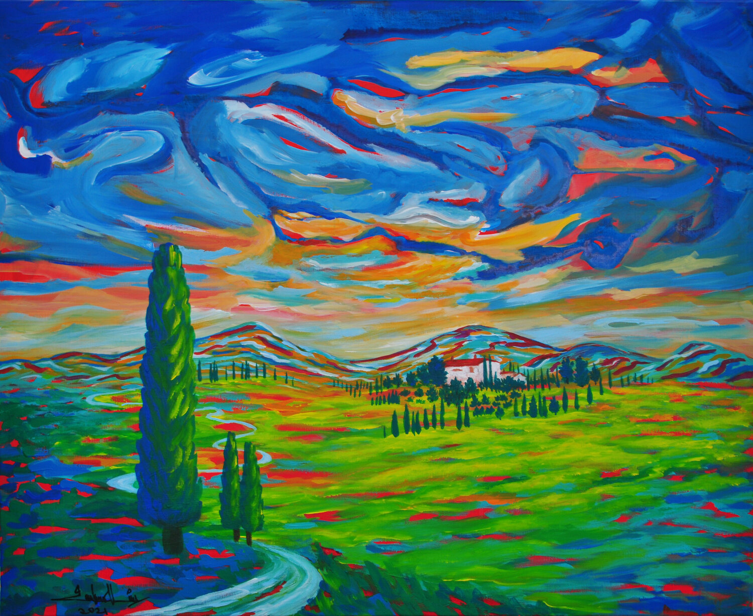 A quite place Zelie Alice Original painting for sale