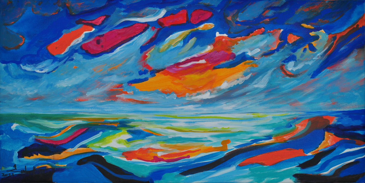 Memories of reflection Zelie Alice Original painting for sale