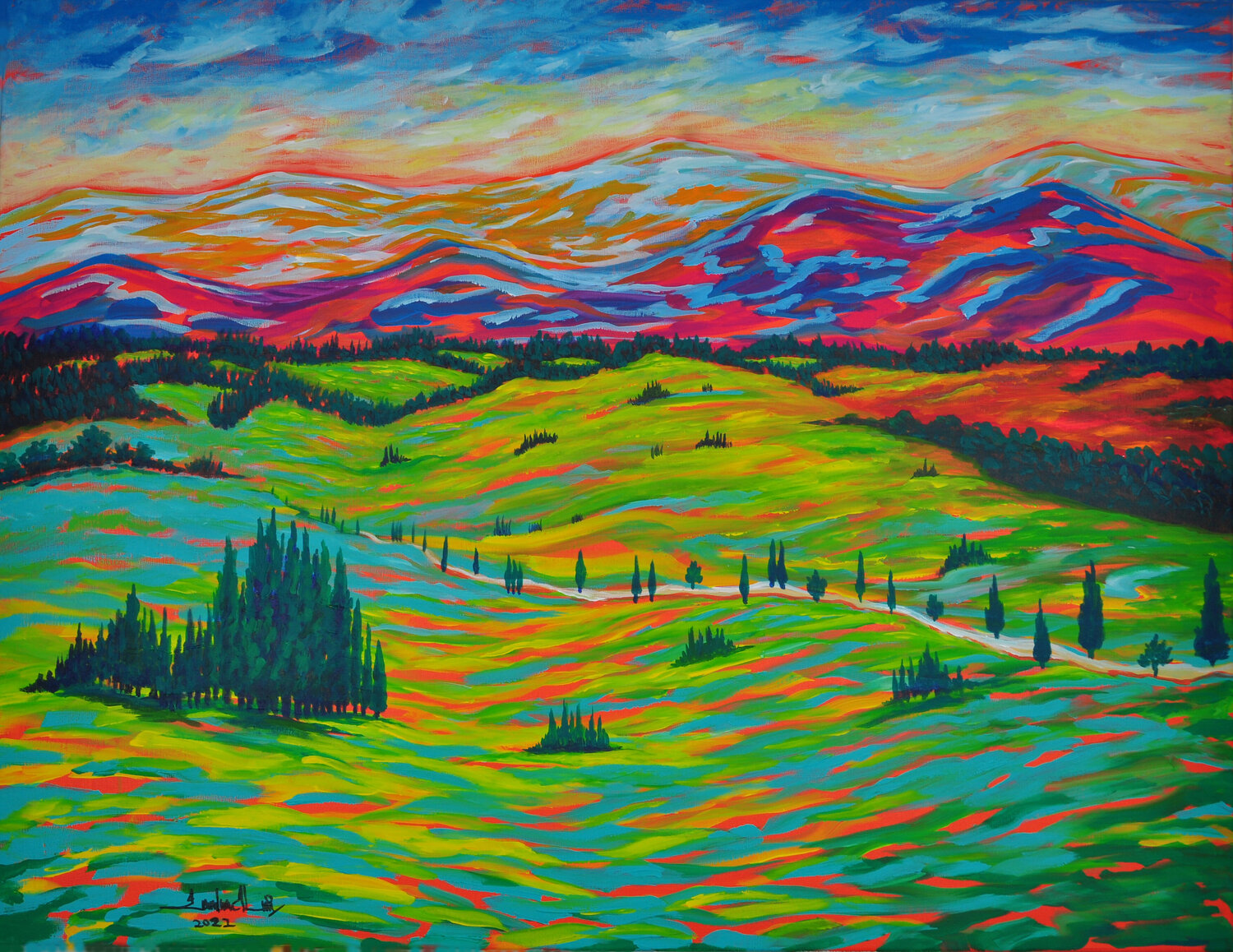 Somewhere secluded Zelie Alice Original painting for sale