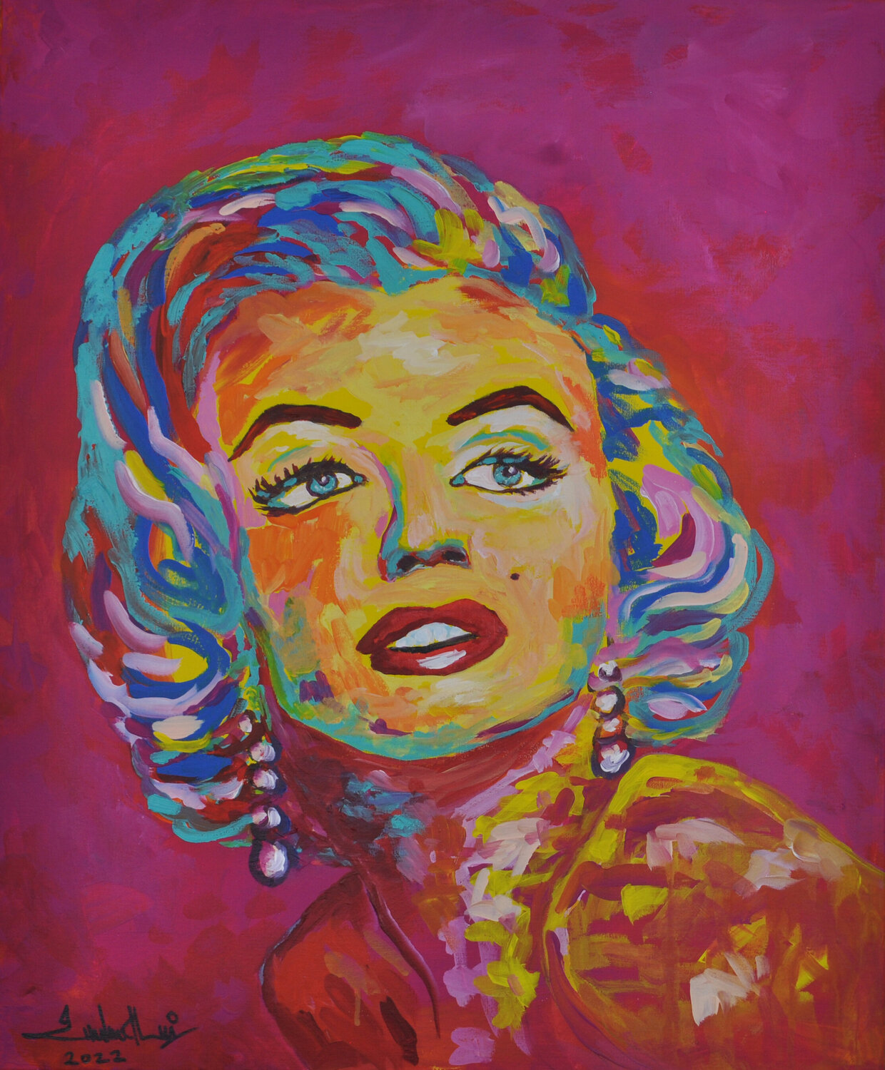 Marilyn Monroe 05 Zelie Alice Original painting for sale
