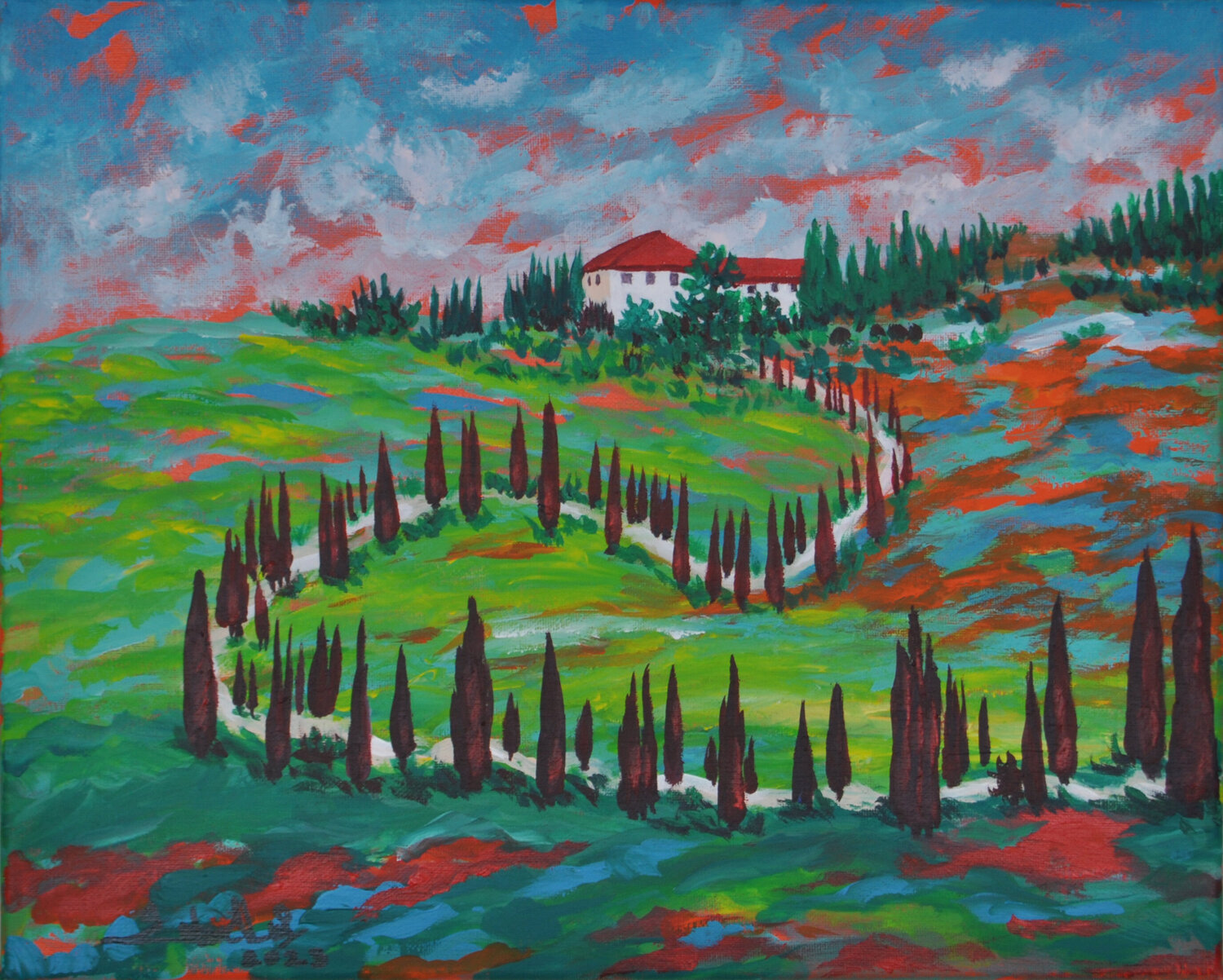 Will you stay here Zelie Alice Original painting for sale