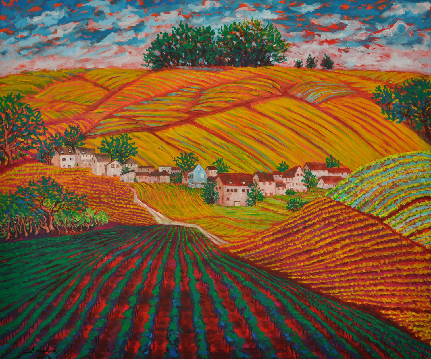 Ville-Dommange Zelie Alice Original painting for sale