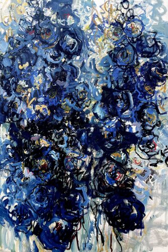 Blue flowers von Lilia Orlova-Holmes, Malerei kaufen auf Select