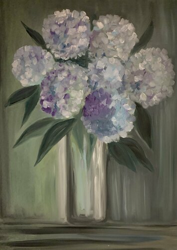 Flowers X by Carmen Aurariu, Painting for Sale on Select
