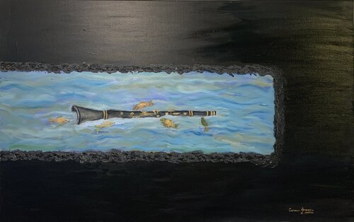 The Sound of the Ocean Painting by Carmen Aurariu, Painting for Sale on Select