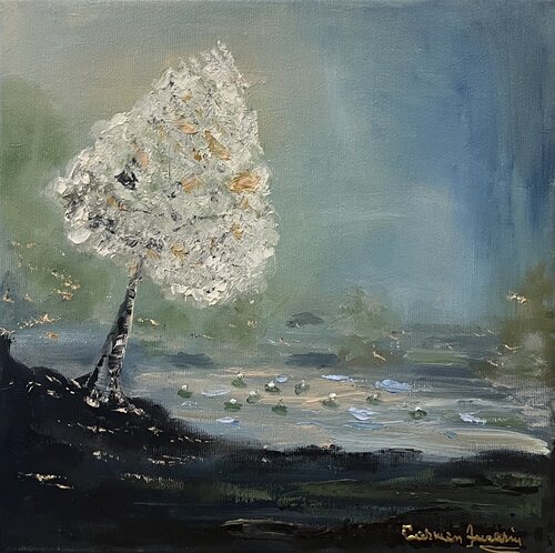 Landscape by Carmen Aurariu, Painting for Sale on Select