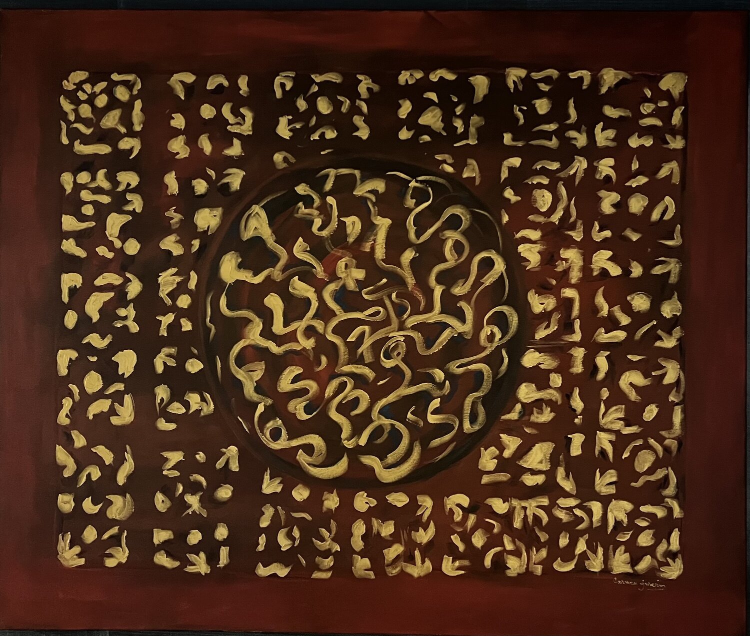 Serotonin Carmen Aurariu Original painting for sale