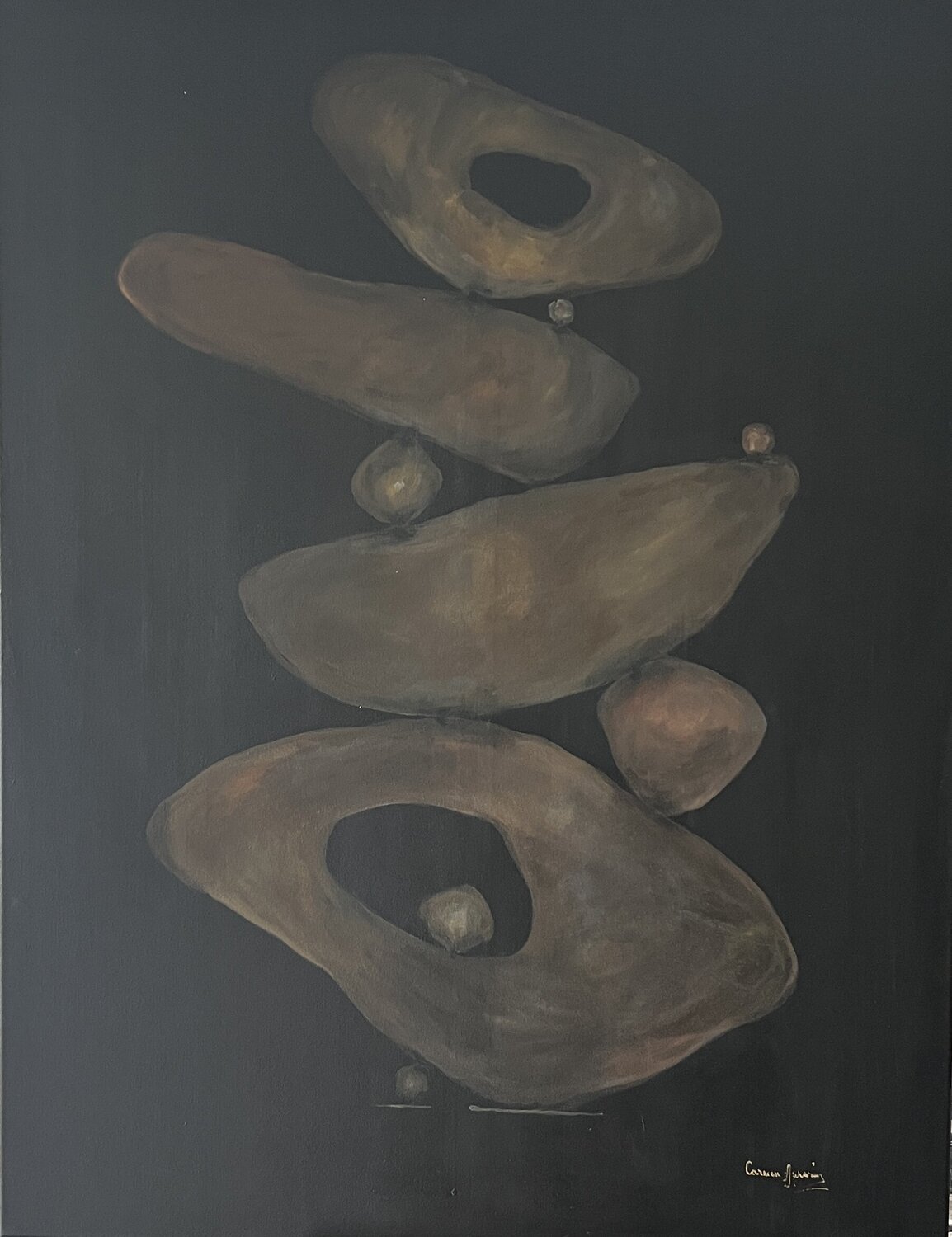 Balance I Carmen Aurariu Original painting for sale