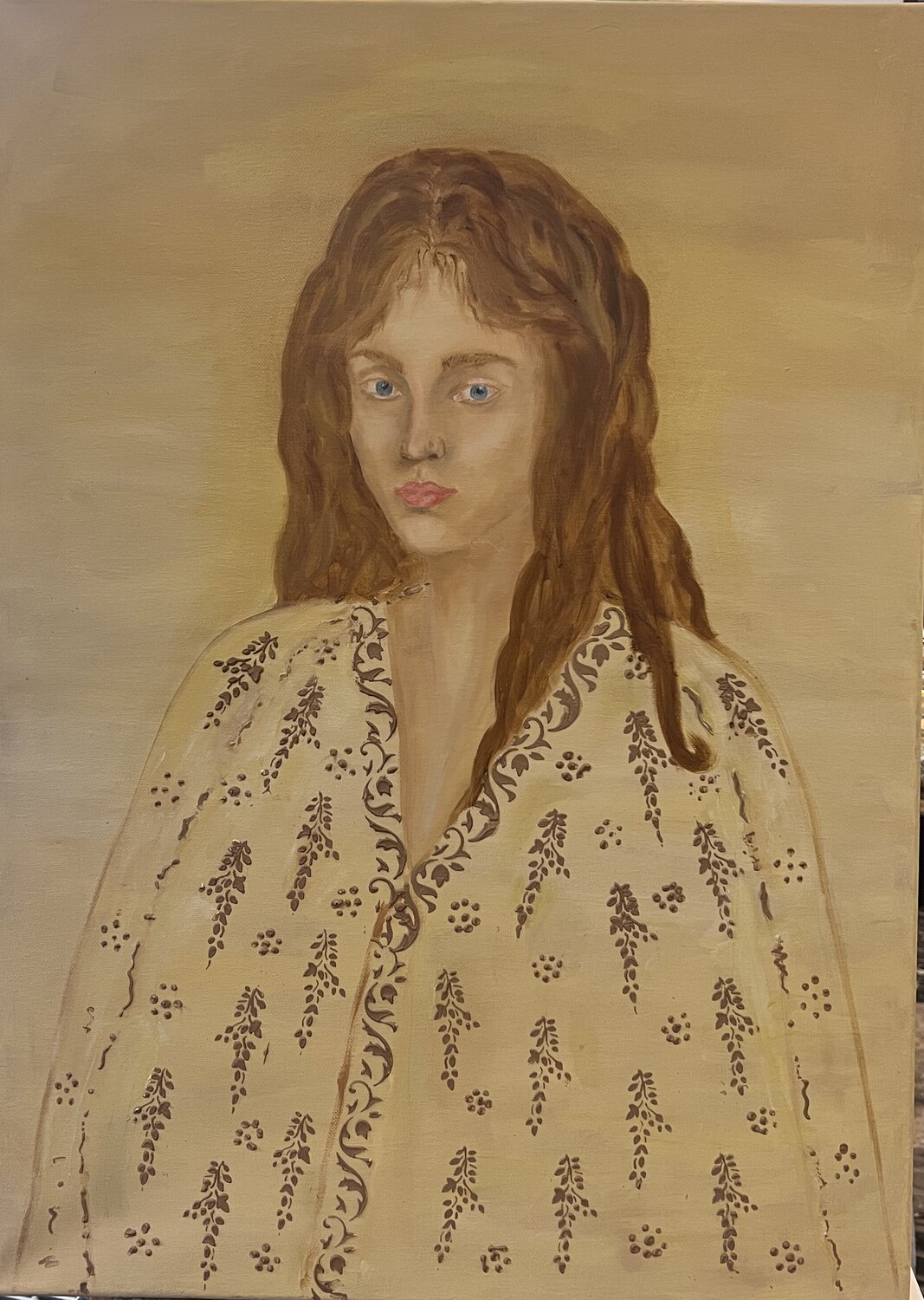 Beauty II Carmen Aurariu Original painting for sale