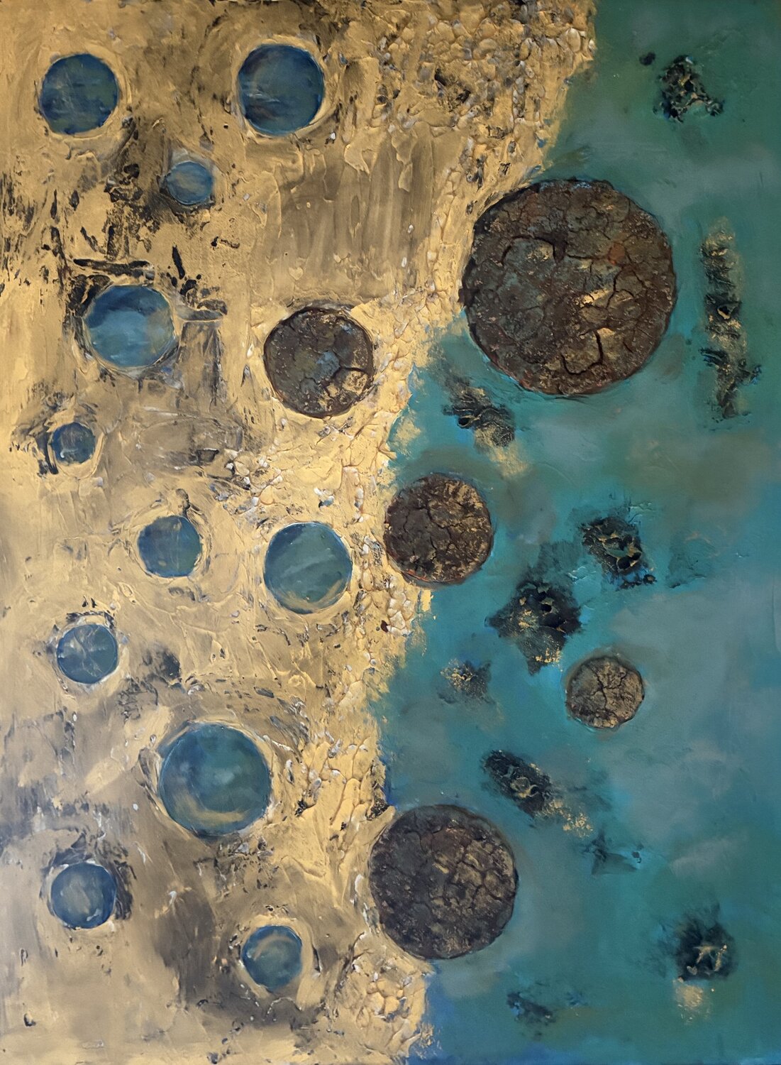 Memory of Matter Carmen Aurariu Originalgemälde zu verkaufen