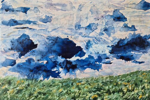 Finding my Breath by Candice Grant, Painting for Sale on Select