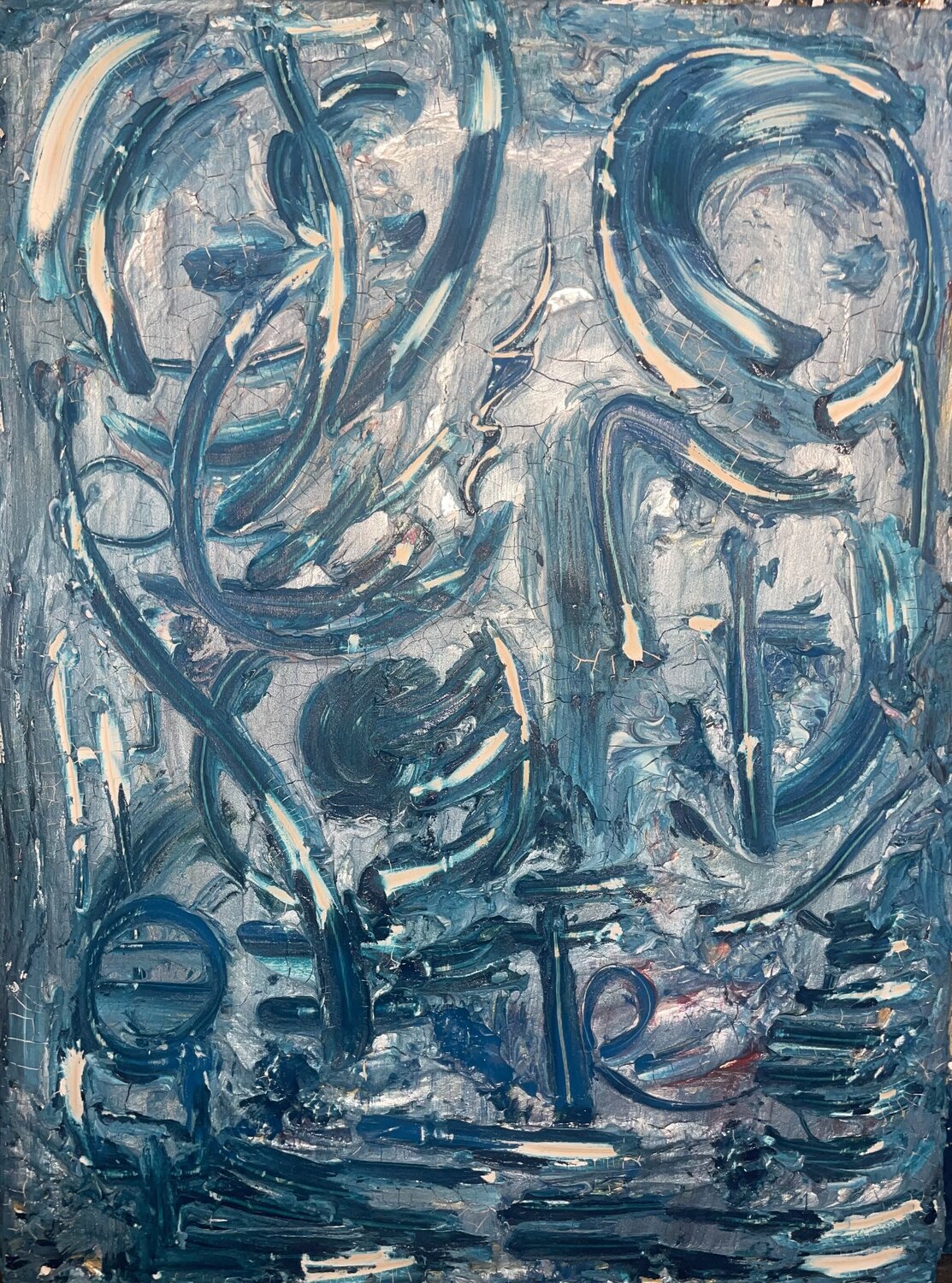 Nuvole Bianche Abdulrahman Hamdi Original painting for sale