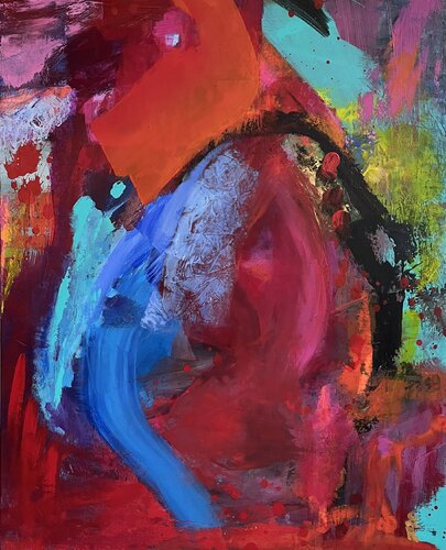 Vibrant Energy von Claudia Dietschi, Malerei kaufen auf Select