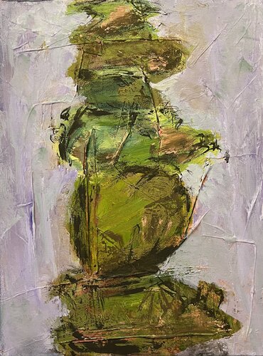 Stones by Claudia Dietschi, Painting for Sale on Select