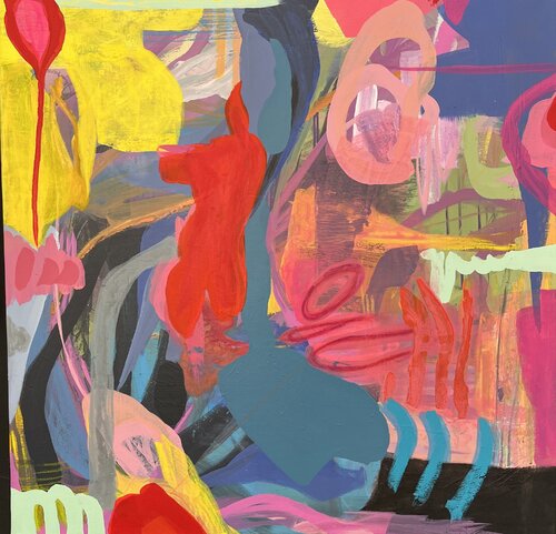 Gegen den Strich der Stille by Claudia Dietschi, Painting for Sale on Select