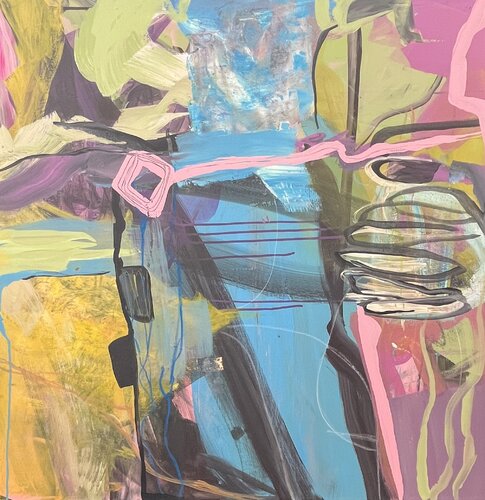 Gegen den Strich der Stille by Claudia Dietschi, Painting for Sale on Select