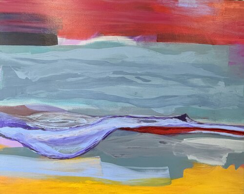 Leichtigkeit by Claudia Dietschi, Painting for Sale on Select