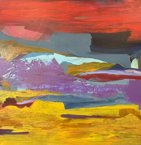 Präsent sein by Claudia Dietschi, Painting for Sale on Select