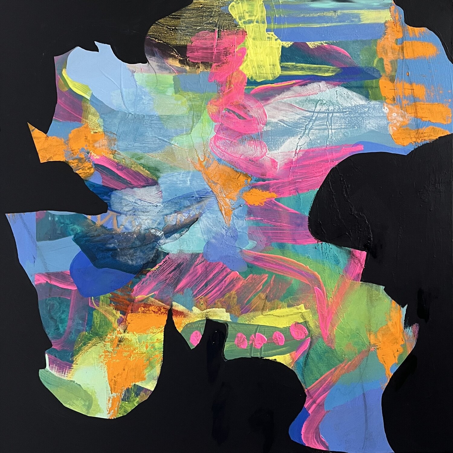 Voice of Transformation - Wandel als Quelle der Kraft Claudia Dietschi Original painting for sale