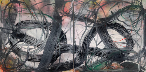 In the Maze 2 by Katja Grandpierre, Painting for Sale on Select