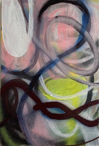 Unobvious XXXII by Katja Grandpierre, Painting for Sale on Select