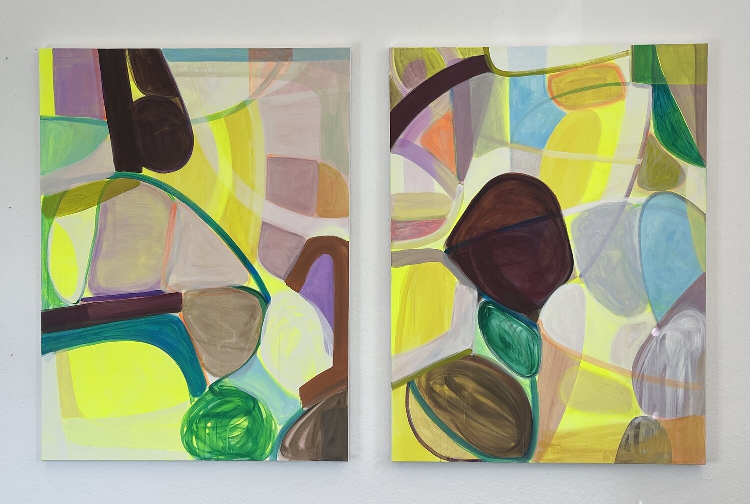 Unobvious XXXI Katja Grandpierre Original painting for sale