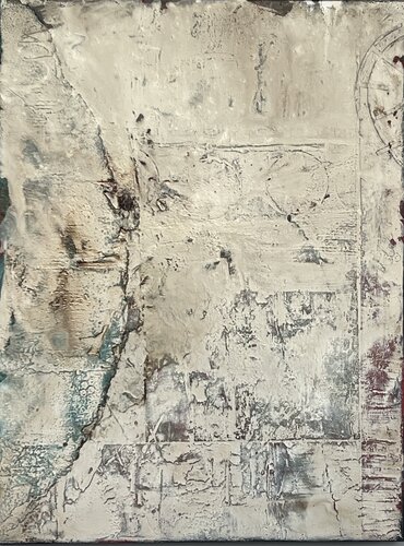 Schichtungen der Stille by Magdalena Oppelt, Painting for Sale on Select