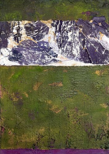 Herbarium in Violett by Magdalena Oppelt, Painting for Sale on Select