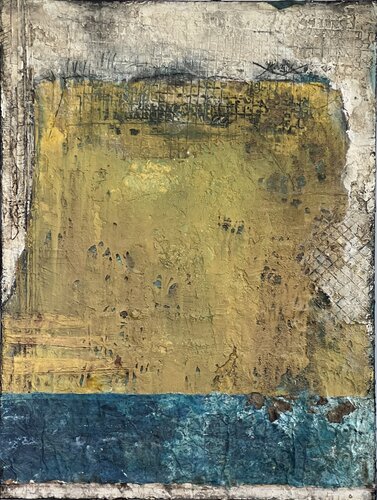 Verdecktes Leuchten by Magdalena Oppelt, Painting for Sale on Select