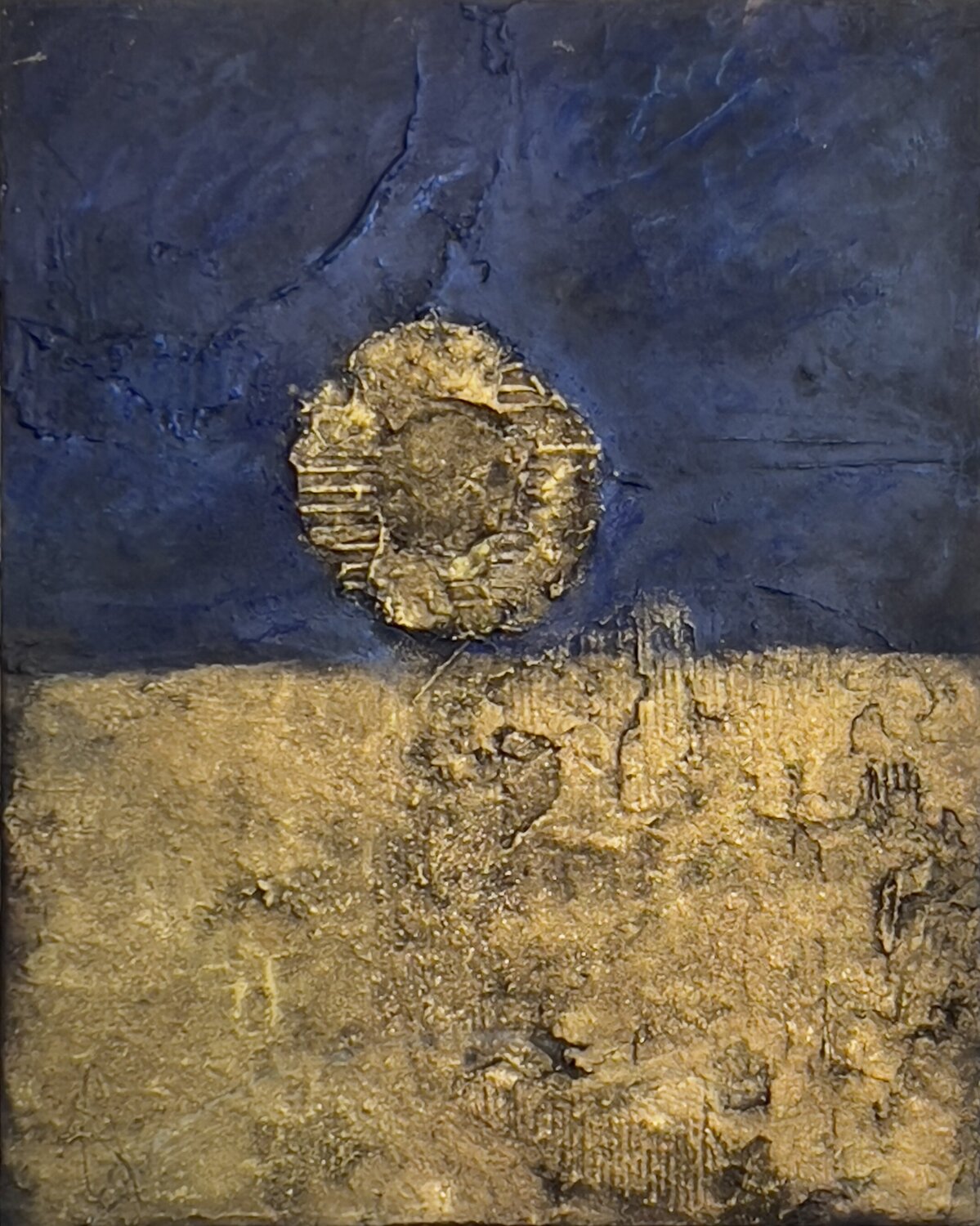 Golden Circle Magdalena Oppelt Original painting for sale
