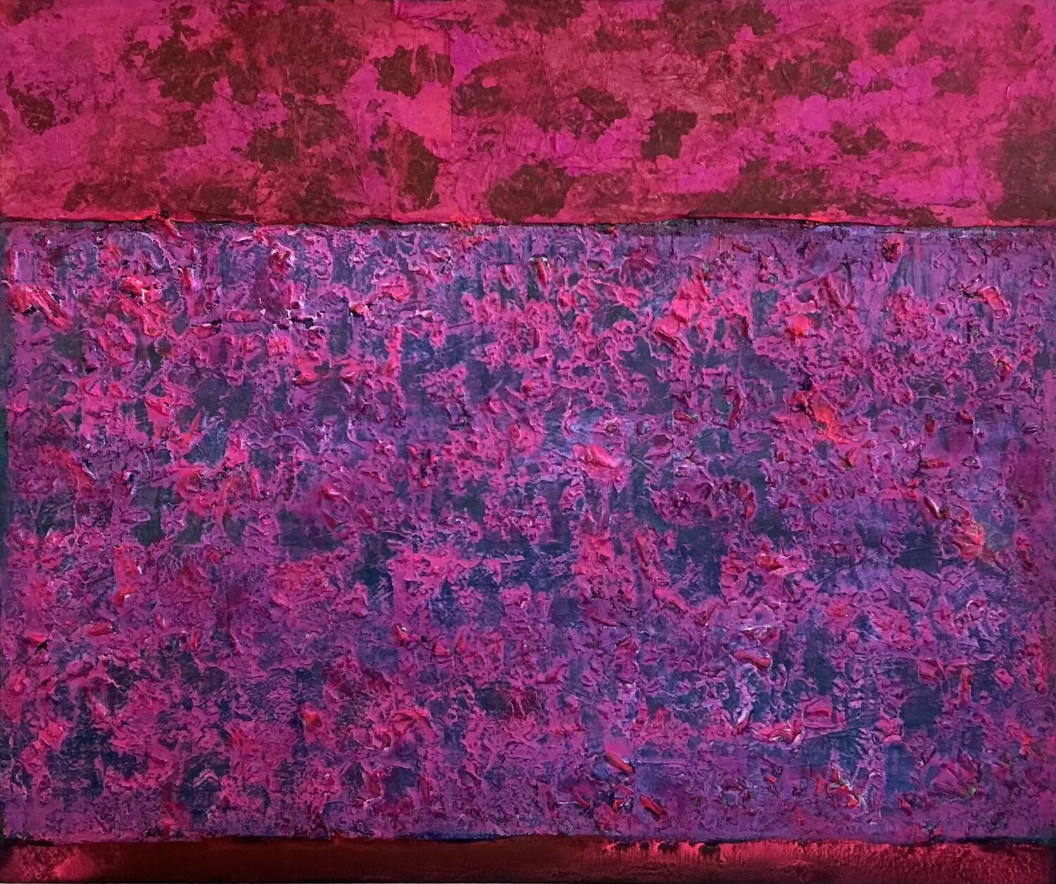 Purple ripples Magdalena Oppelt Original painting for sale