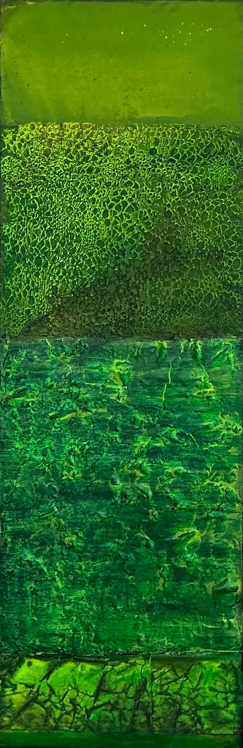 Grünklang I Magdalena Oppelt Original painting for sale