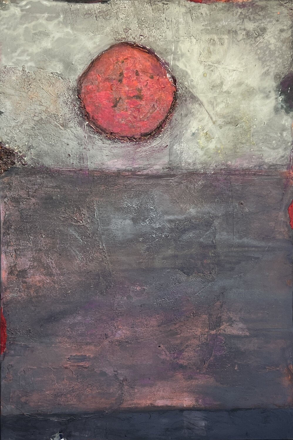 Red Core Magdalena Oppelt Original painting for sale