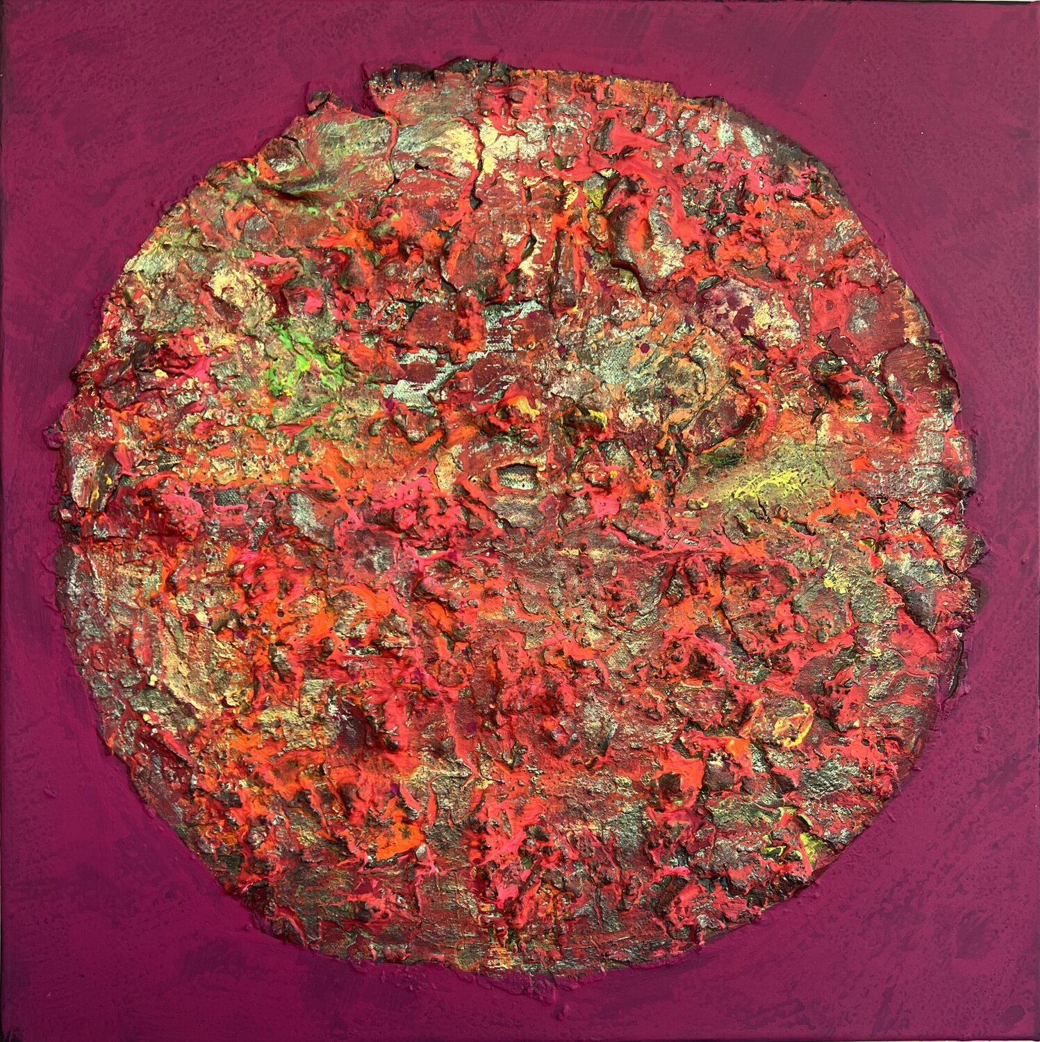 Eroded Core Magdalena Oppelt Original painting for sale