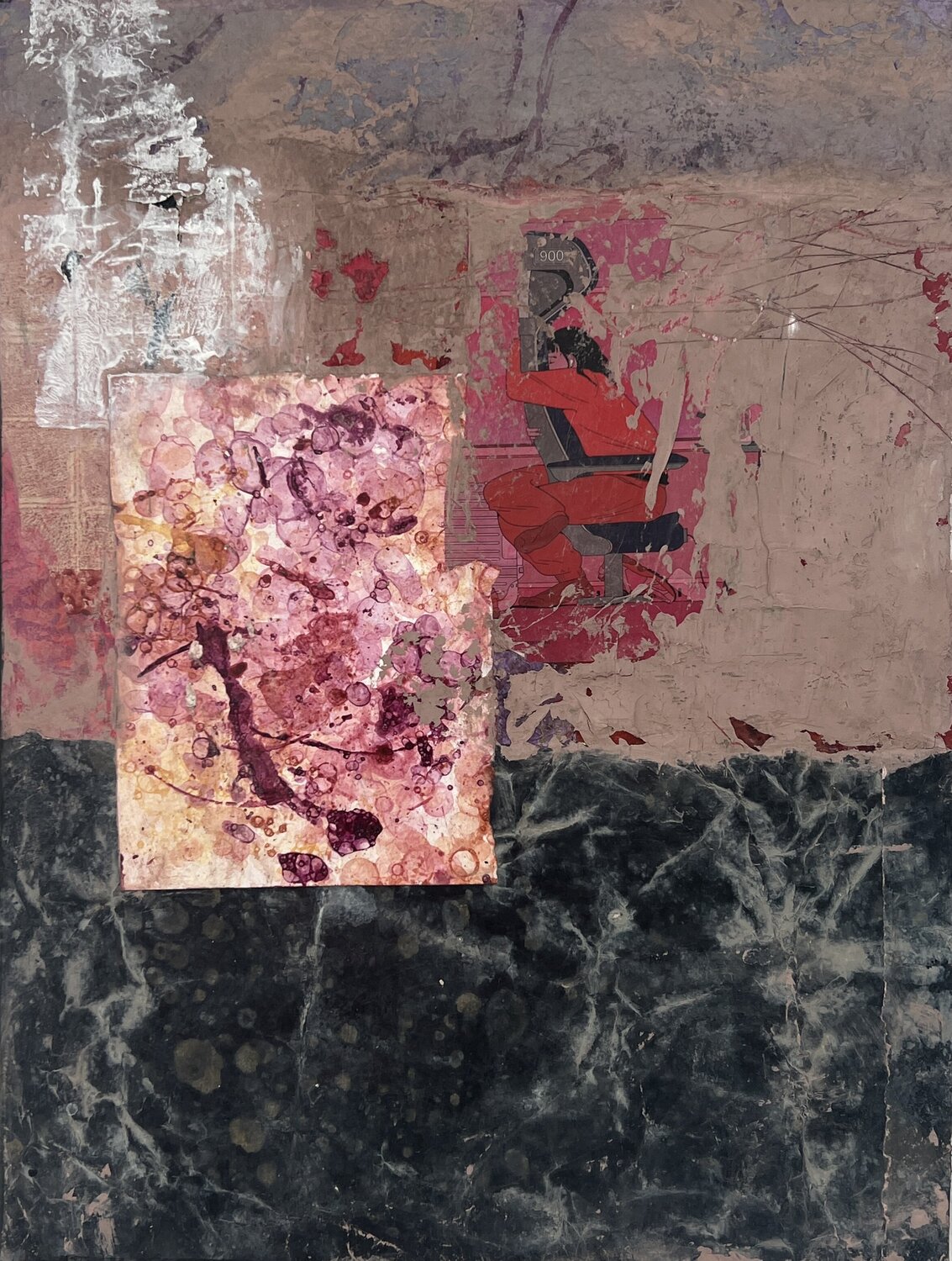 Was bleibt III Magdalena Oppelt Original painting for sale