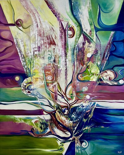 TRANSCENDENCE by Ella Prakash, Painting for Sale on Select