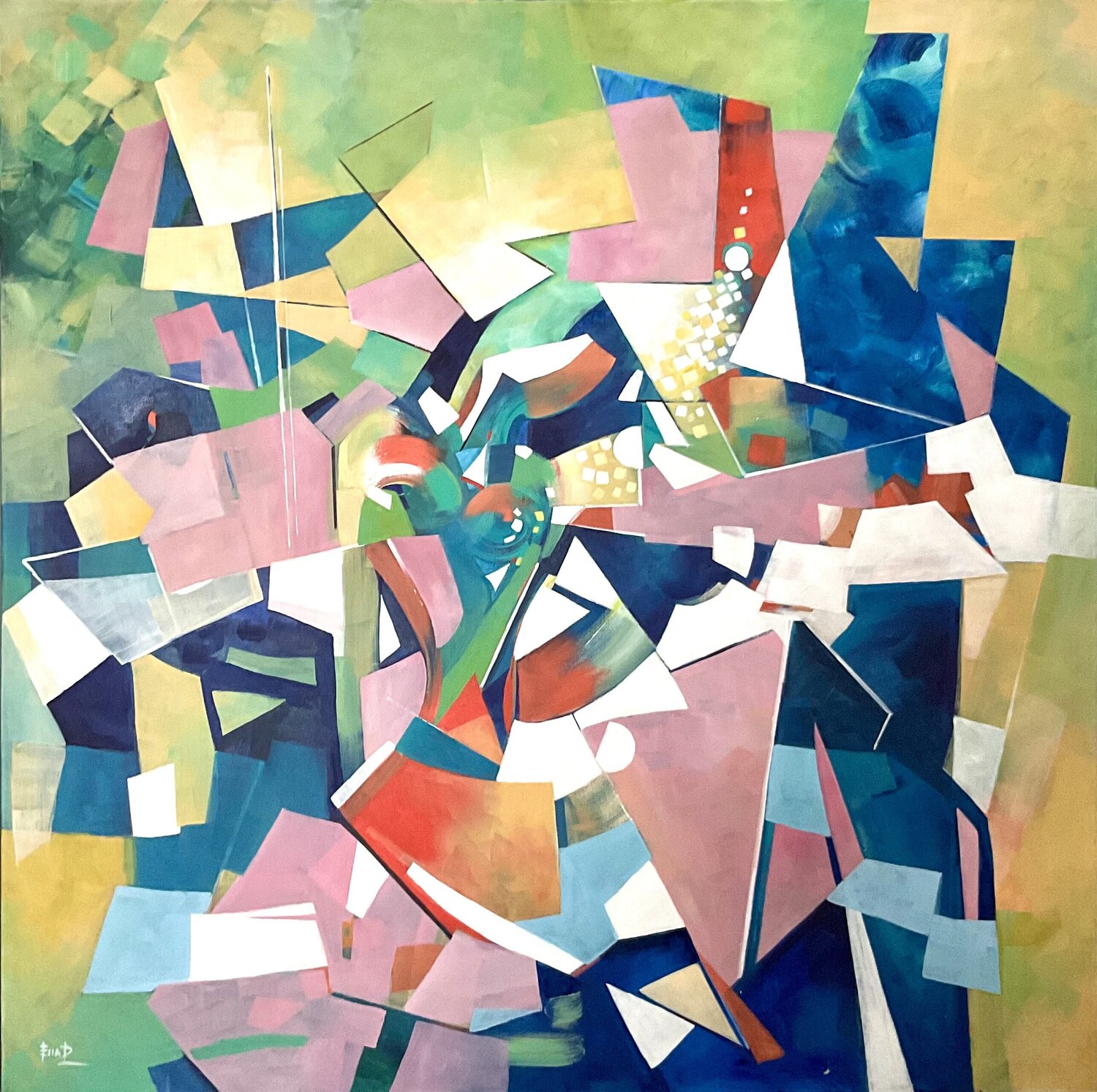 ENERGY  MENIFESTATION Ella Prakash Original painting for sale