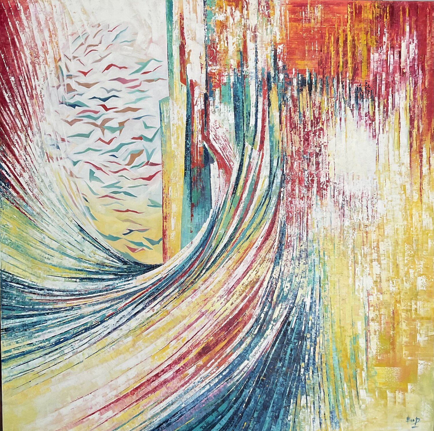 BREAK THROUGH Ella Prakash Original painting for sale