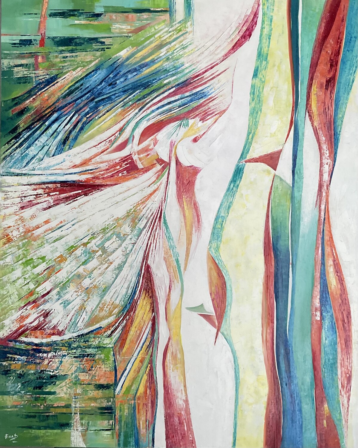 eBirth Ella Prakash Original painting for sale