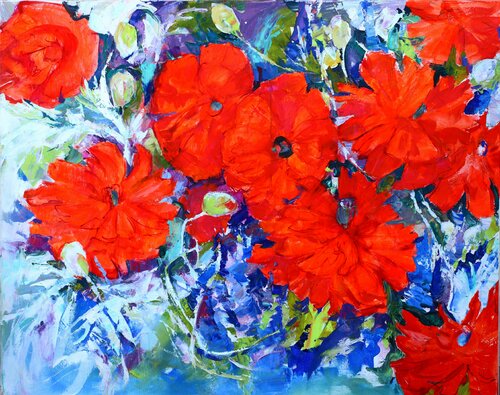 Mohnen by Elena Starostina, Painting for Sale on Select