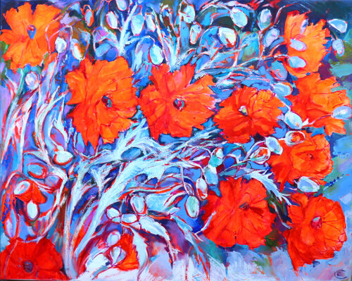 Mohnen by Elena Starostina, Painting for Sale on Select