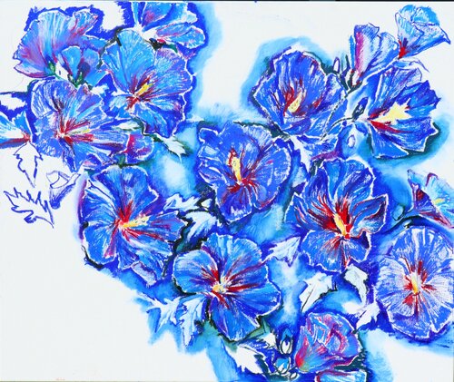 Hubis Blumen by Elena Starostina, Painting for Sale on Select