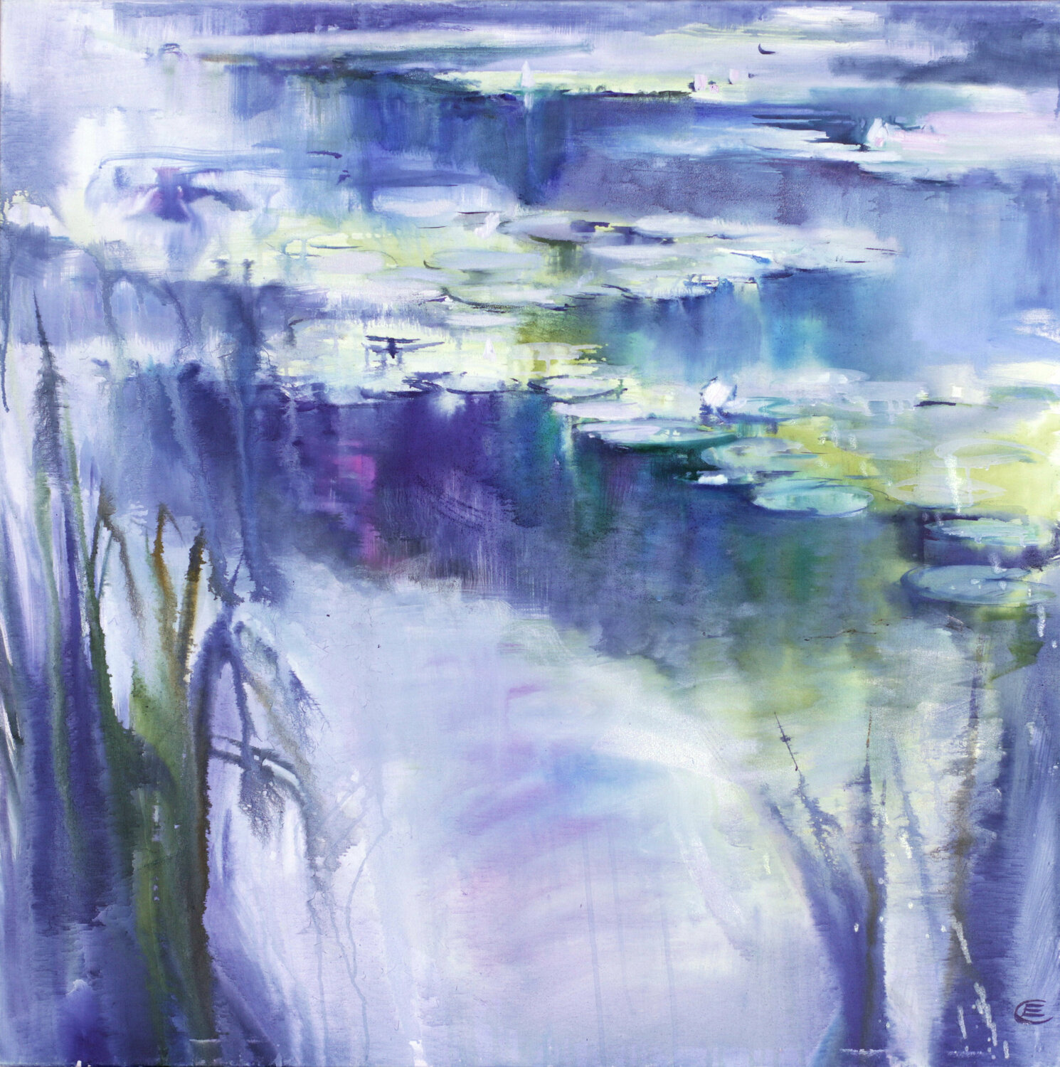 Seerosen Elena Starostina Original painting for sale