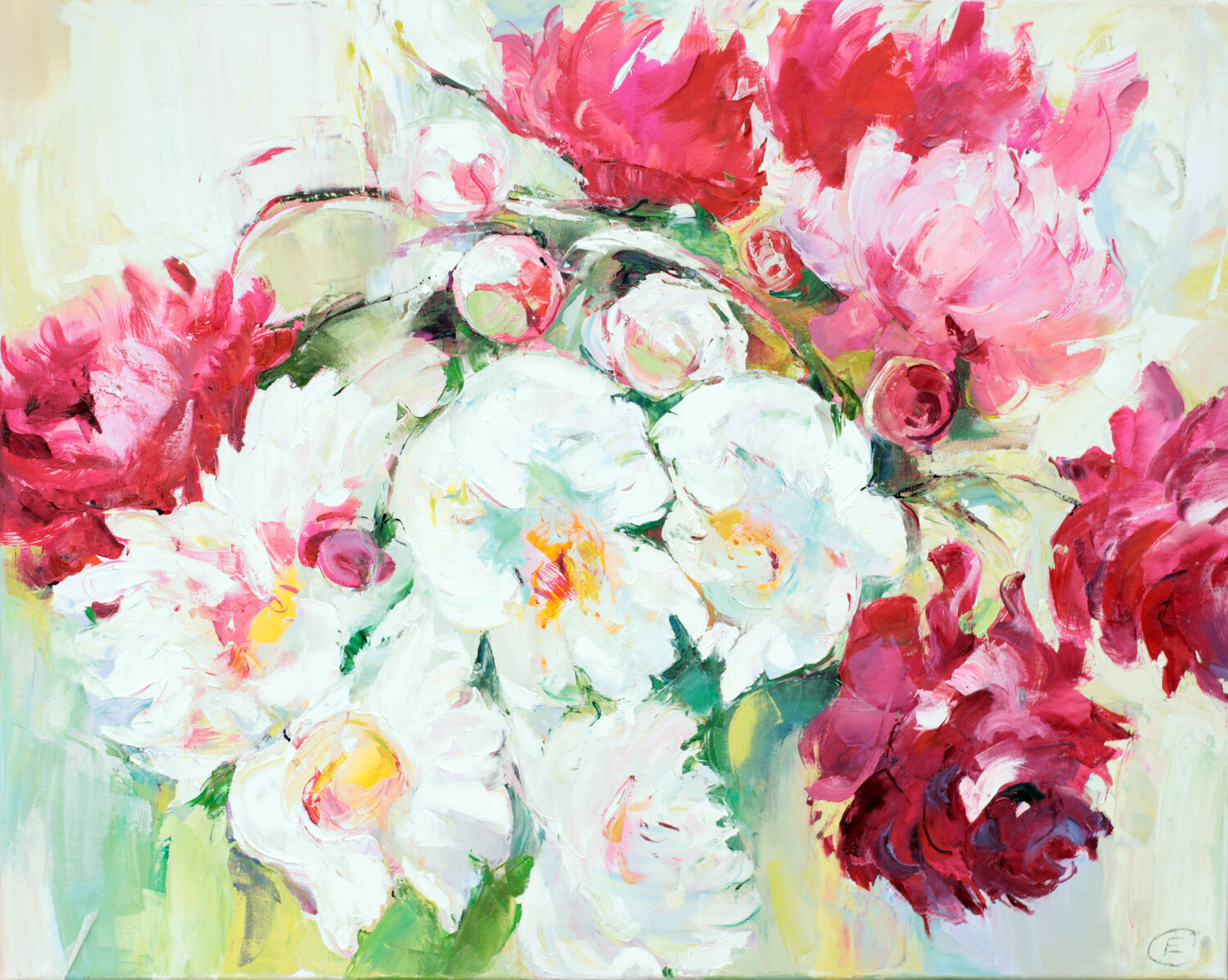 Pfingstrosen Elena Starostina Original painting for sale