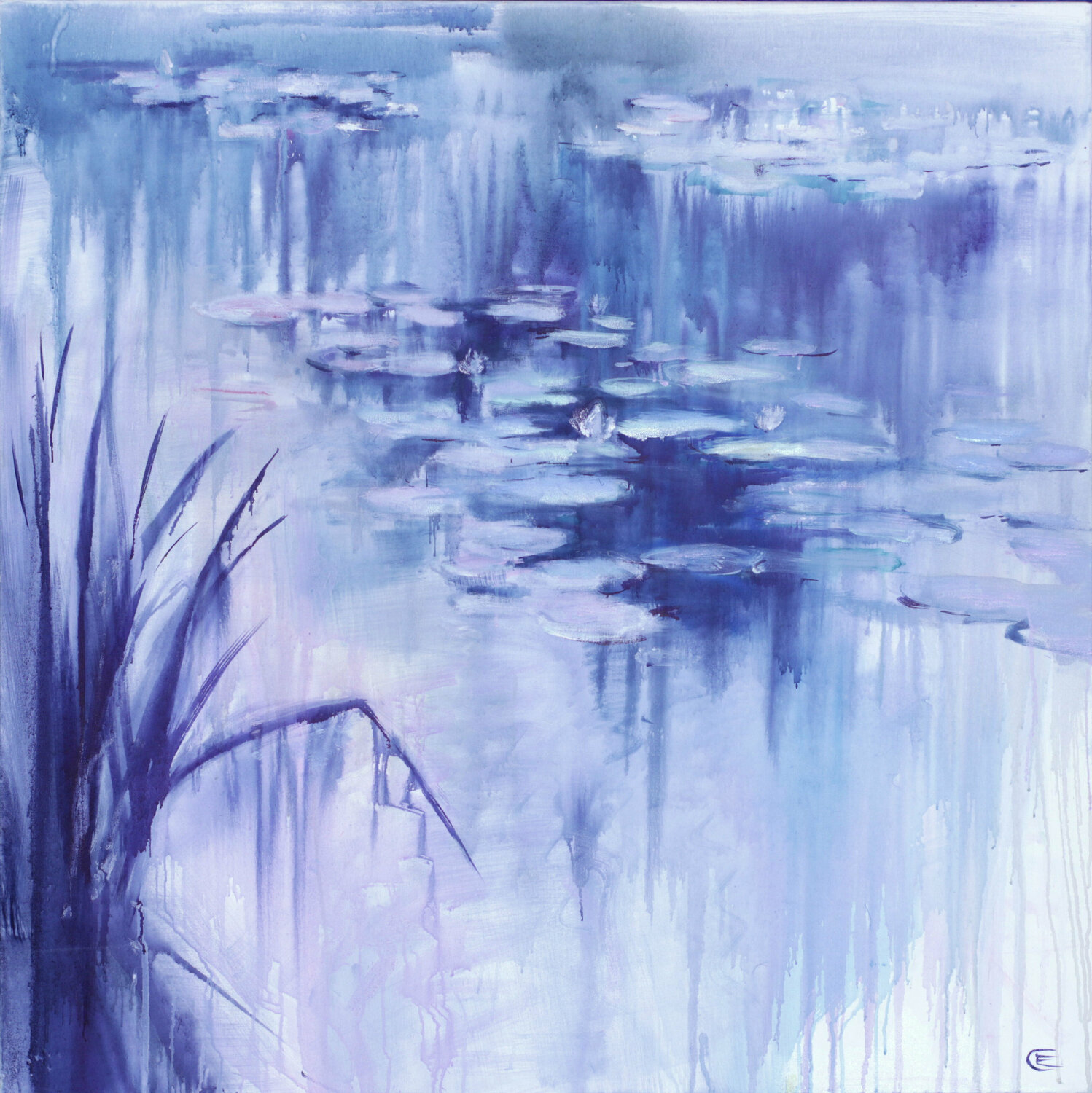 Seerosen Elena Starostina Original painting for sale