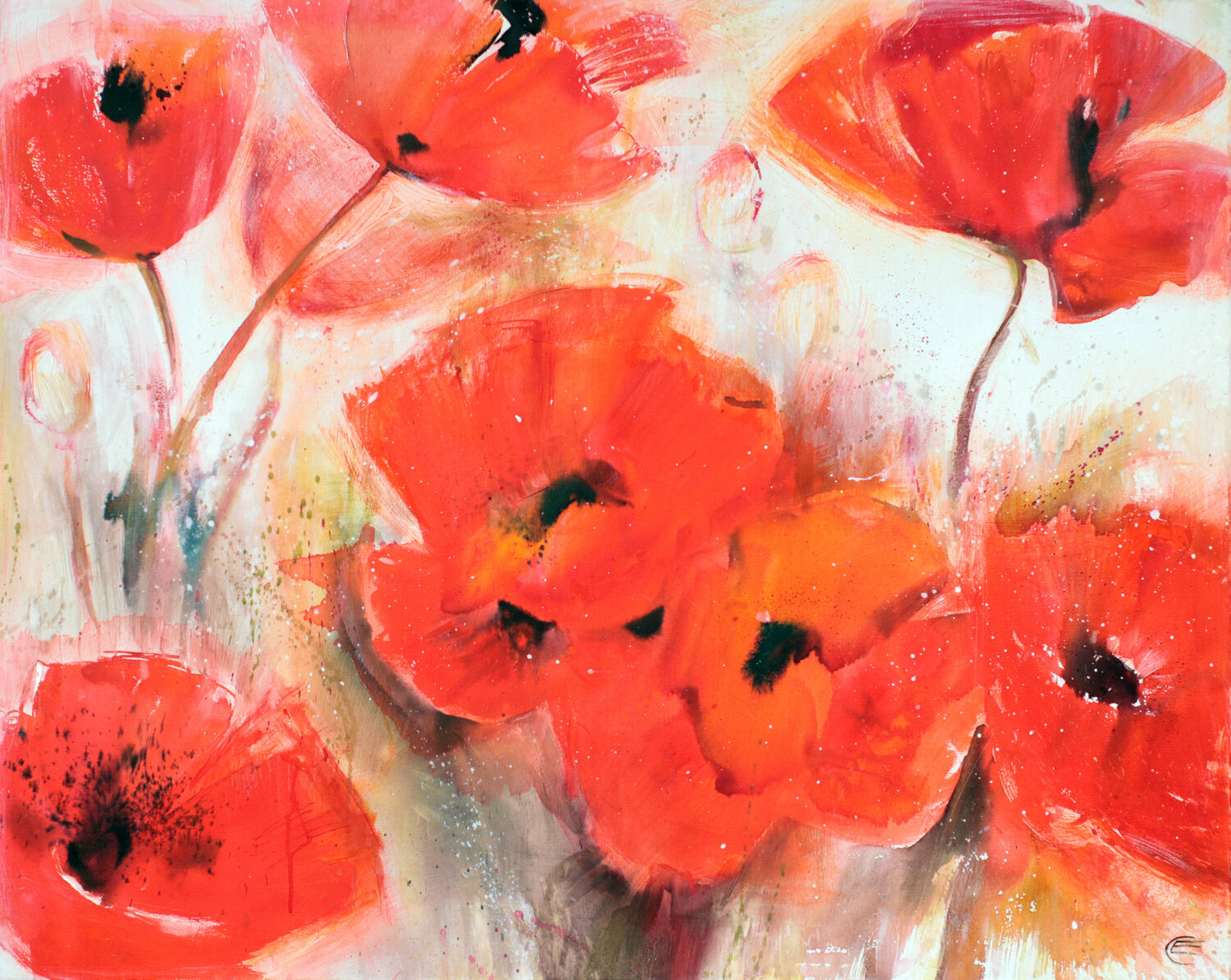 Mohnen Elena Starostina Original painting for sale