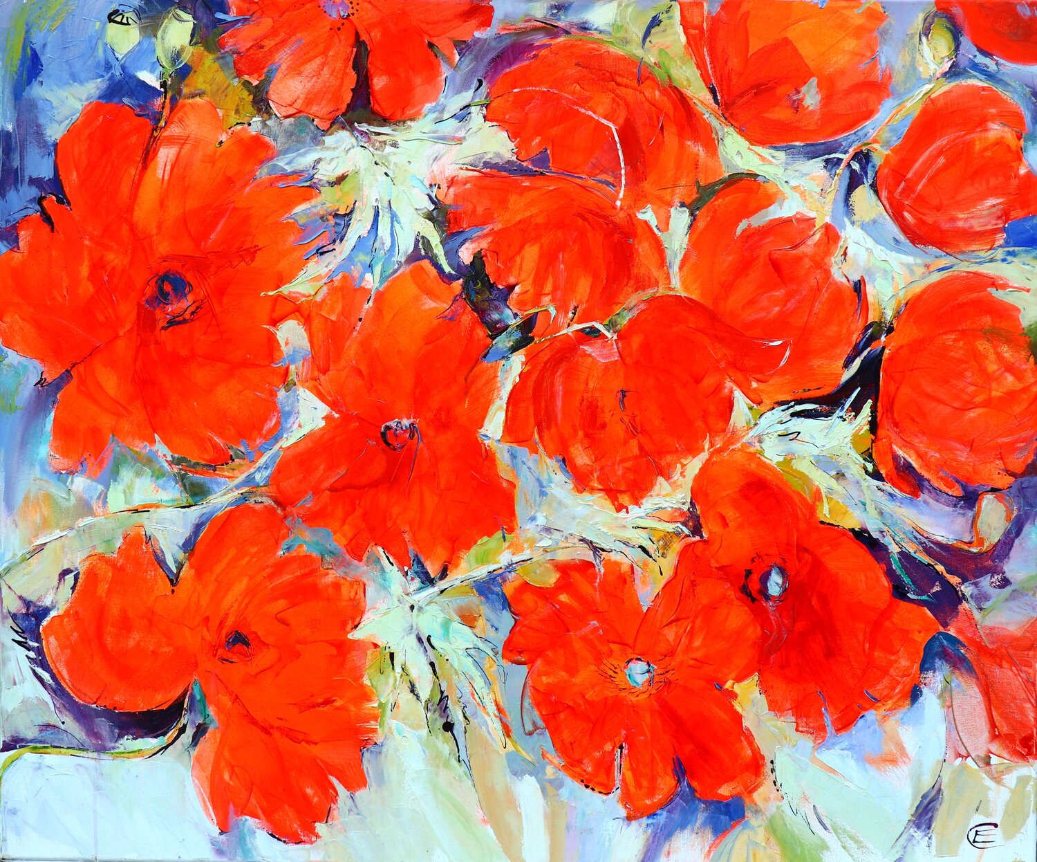 Mohnen Elena Starostina Original painting for sale