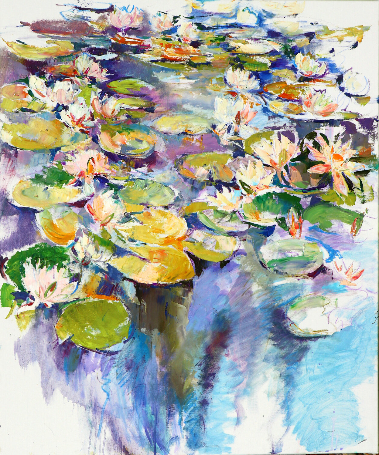 Seerosen Elena Starostina Original painting for sale