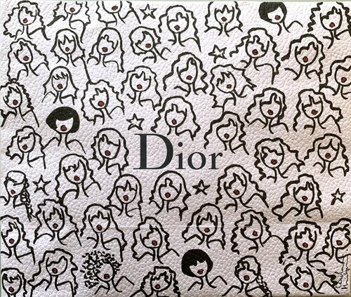 Dior … les Petites Nanas adorent ! by Caroline Montigneaux, Painting for Sale on Select