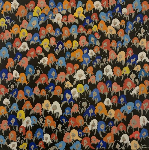Sunz by Caroline Montigneaux, Painting for Sale on Select
